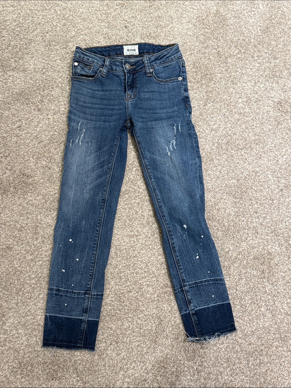 Distressed Dark Wash Jeans
